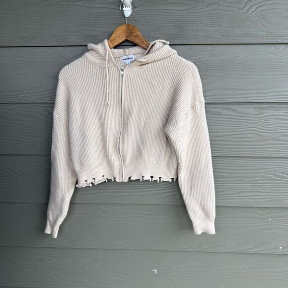 Superdown Revolve Alina distressed hip hoodie - Picture 2 of 6